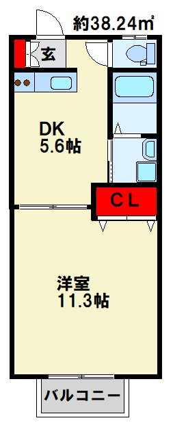 パルティールⅡ 間取り図
