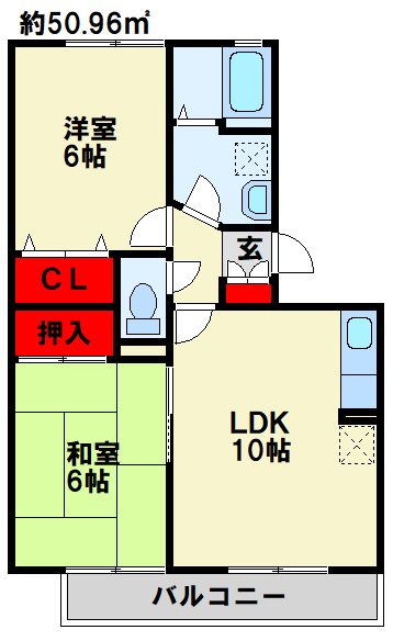 グランドゥール田中 間取り図