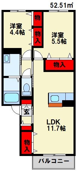 ウィンドヒルTK 間取り