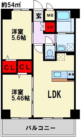 エミネント水巻駅前 間取り