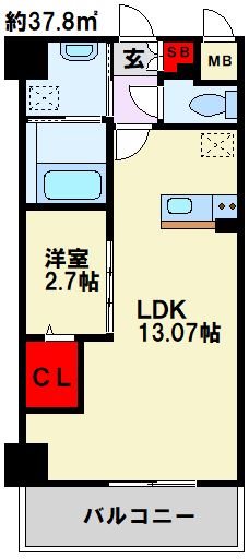 エミネント水巻駅前 間取り