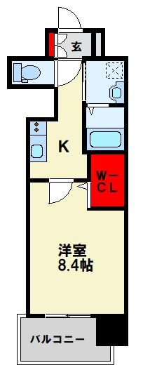 サンシャイン.プリンセス青山 504号室 間取り