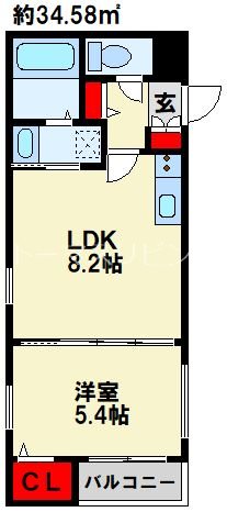 Regaro Place 戸畑 間取り