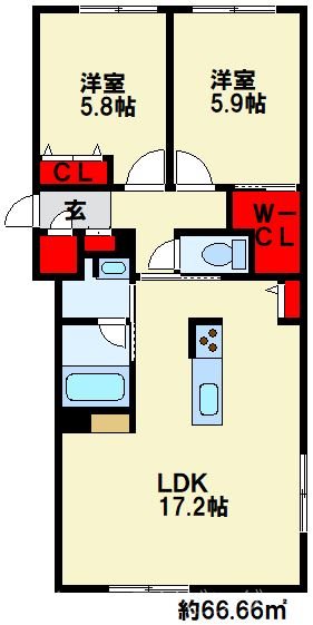 べレオ青葉 間取り