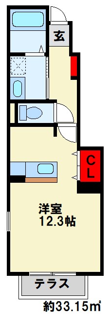 ジャン・アヴニール　C棟 間取り