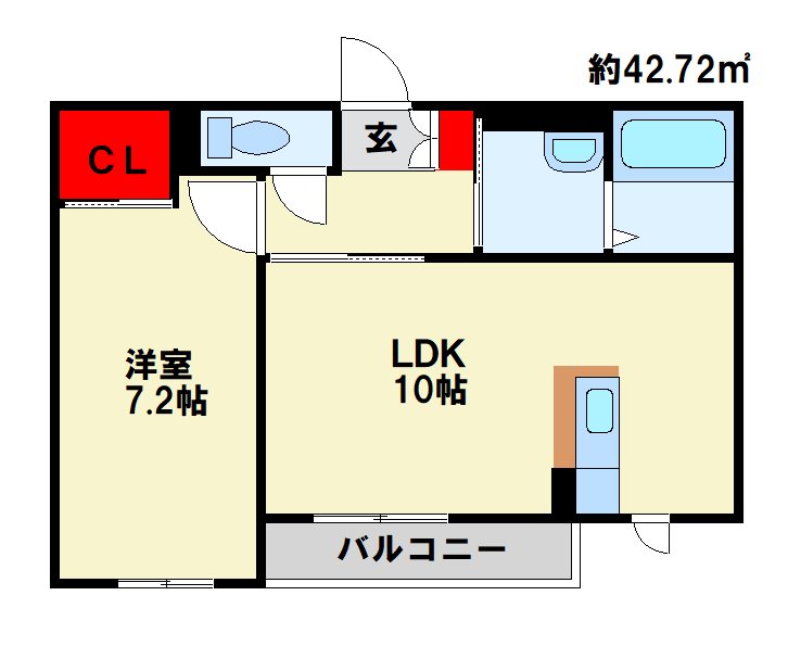 アクアコート行橋 間取り