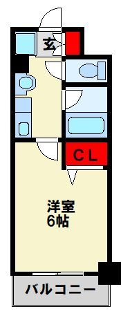 ロイヤルコート産業医大前 間取り図