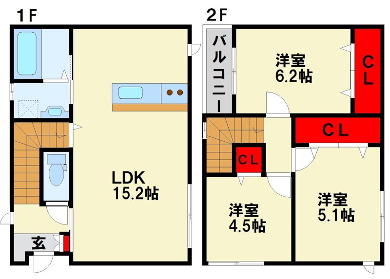 サンラプロ春日台  間取り