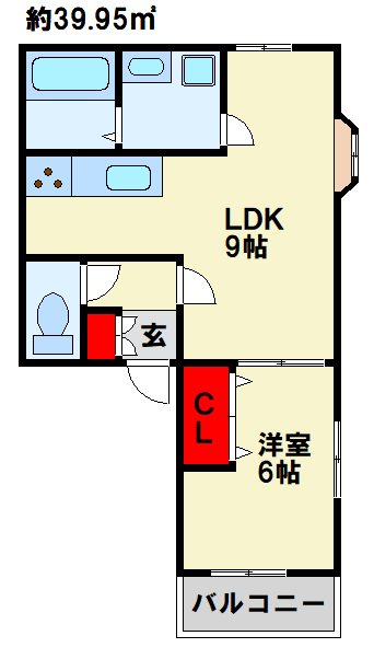 201号室 間取り