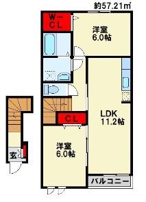 ファミーユH1 間取り