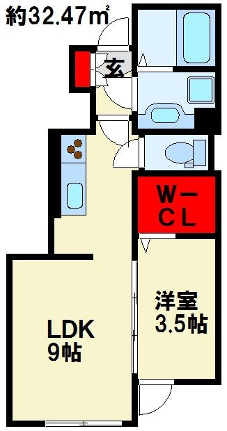 リーヴァ・ヴィラ　ヴィラ 101号室 間取り