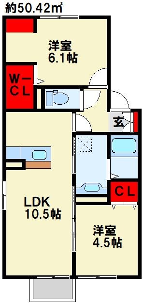 グリシナHAKUSAN 間取り