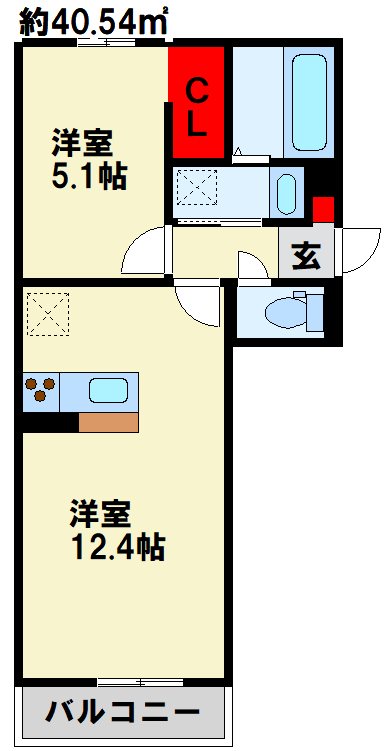 セジュール横代 間取り