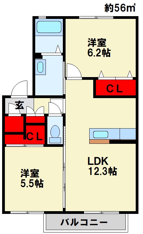 カサロサ A棟 間取り