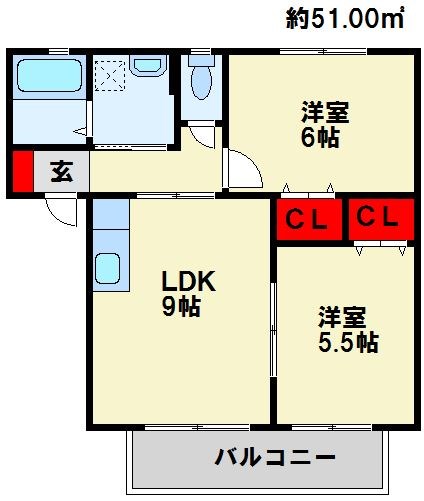 ロイヤルシティ本城 間取り図