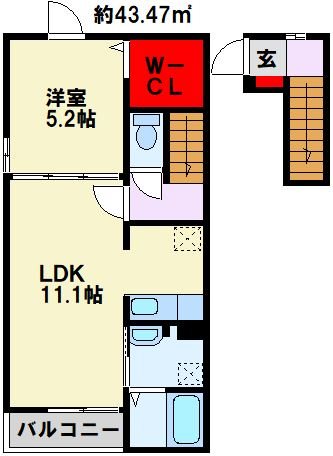 アルコバレーノ 間取り図