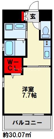 リンデンバウム京町 602号室 間取り