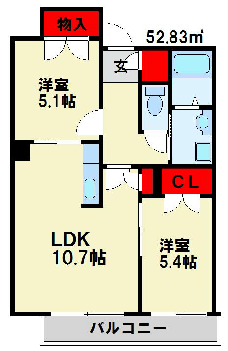 REZIA小倉 間取り図