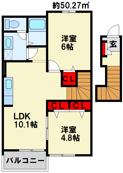 イル．パラッツオエテルノC 間取り