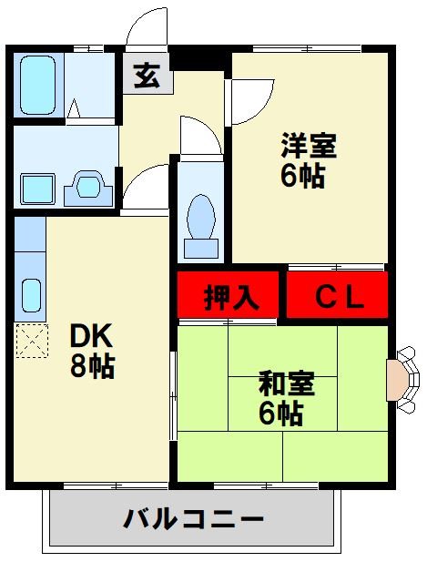 ディオール境川 間取り
