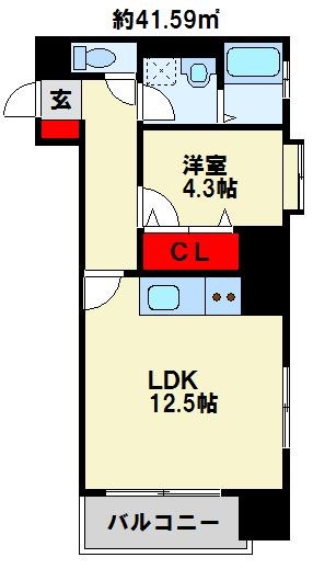 福岡県北九州市戸畑区新池１丁目 間取り