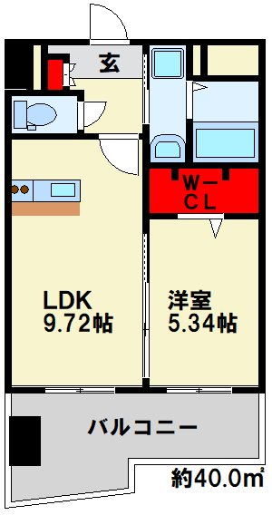 THE SQUARE Glory Residence 間取り図