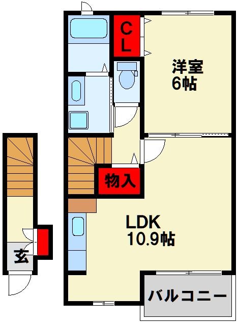 サンハイムⅢ 間取り図