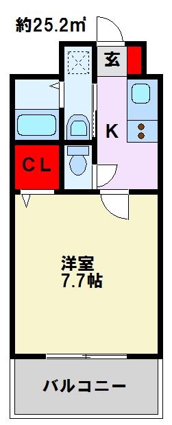 アルテール幸神Ⅱ 間取り図