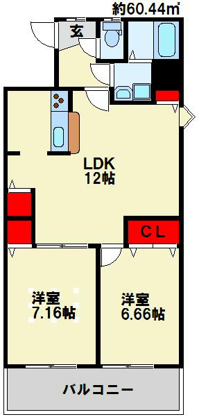 エリアグリーン 間取り図