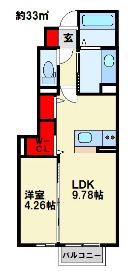 アカイユⅢ 間取り