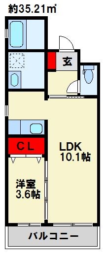 RENACE黒崎 間取り図