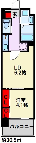 コンダクトレジデンスFUTAJIMA 間取り図