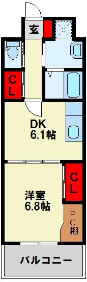 S-FORT小倉 間取り