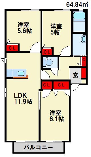 ソレーユ学園台 間取り