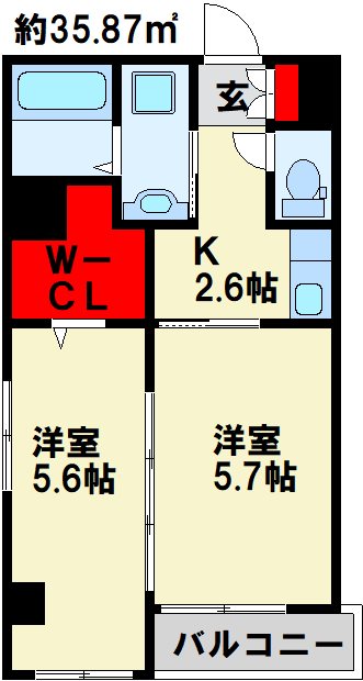 マーベラスハイム 間取り図