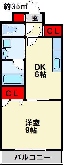 ギャラン吉野町 間取り