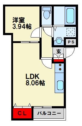 Selene熊西 間取り図