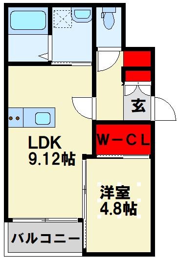 BRAVE BASE 元宮 間取り図