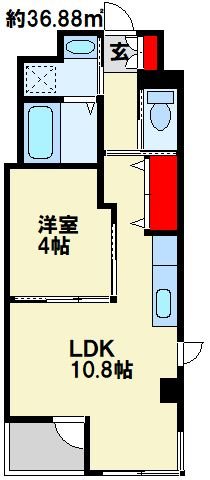 ソレイユ・ルヴァン赤坂  間取り図