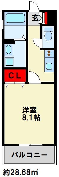 内山神岳ビル 512号室 間取り