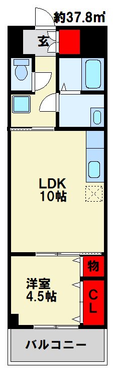 雅ビル 106号室 間取り