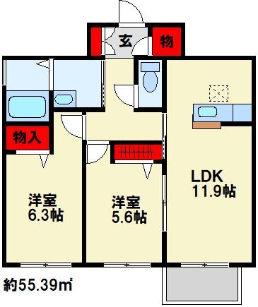エスペランサⅡ 間取り