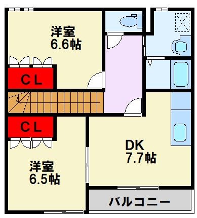 ルーラルⅡ 201号室 間取り