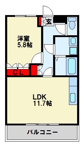 ヒルズ宮ノ下 A棟 間取り