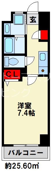 LE GRAND BLEU QUATRE 1103号室 間取り