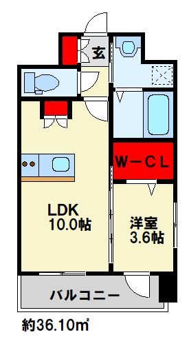 ルークス穴生 間取り