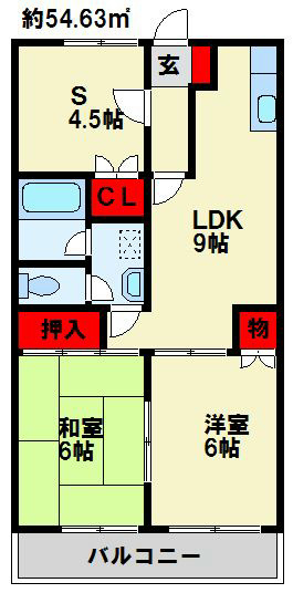 高友森下 202号室 間取り