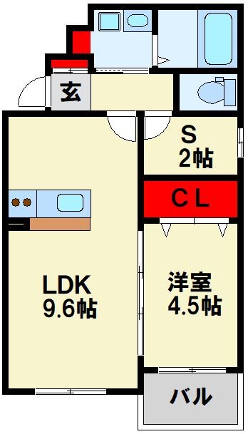 Mグランツ戸畑 301号室 間取り