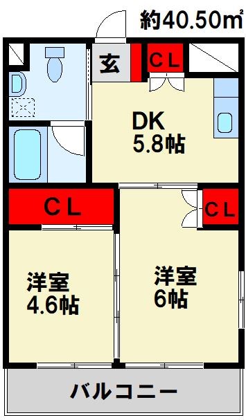 オアーゼ上の原 間取り図