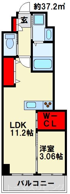 スマート大手町 間取り図
